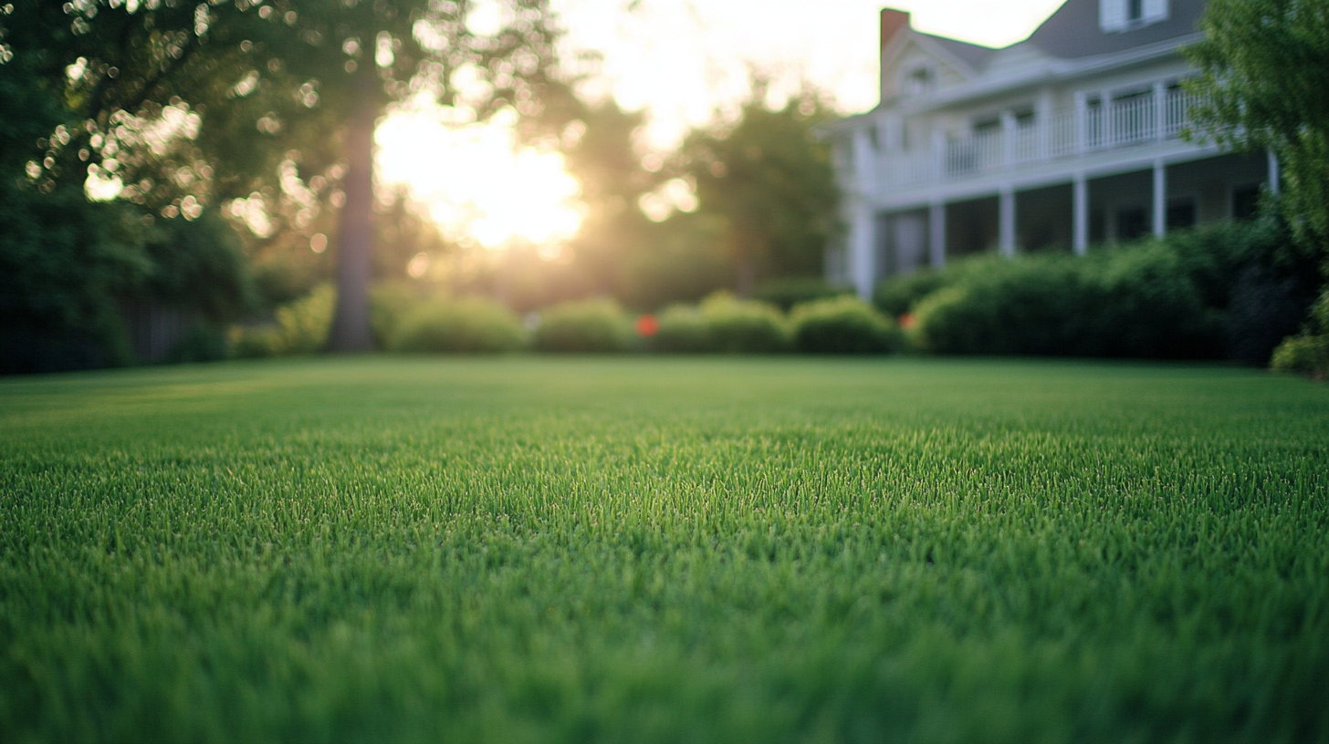 Lush Green Lawn After Grub Ex